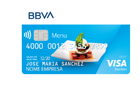 Cartão Menú para Empresas